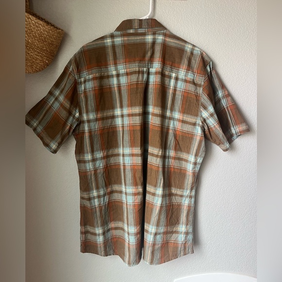 North River Plaid Short Sleeve Button Down - Picture 2 of 3